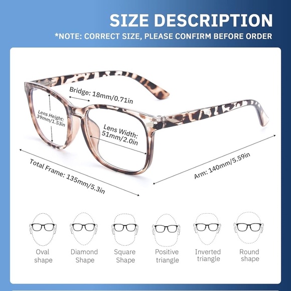 New (2) Blue Light Readers + (1) Full Reader Sunglasses +2.0 - Picture 12 of 16